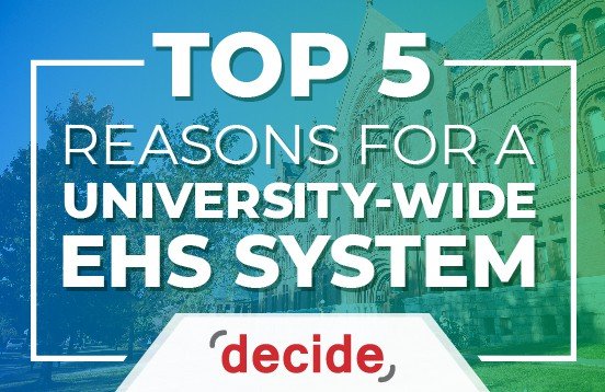 Top 5 Reasons University EHS System