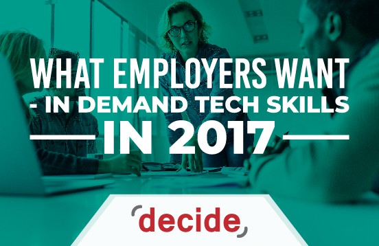 Employers want tech skills 2017