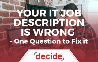 IT Job description Wrong Fix it