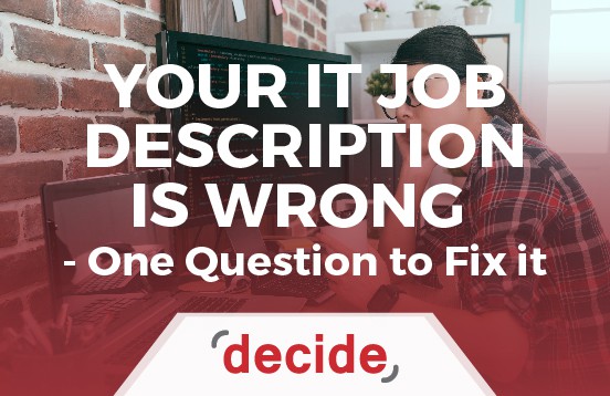 IT Job description Wrong Fix it