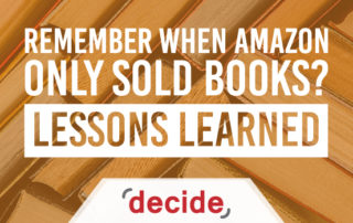 Lesson Learned when Amazon books