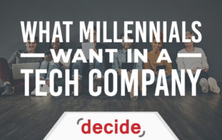 what millennials want in a tech company
