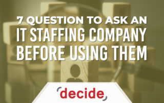 questions Ask IT Staffing agency