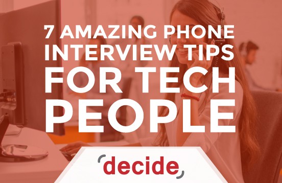 Interview Tips For Tech people