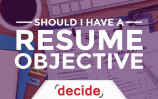 Resume objective