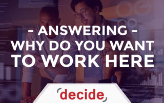 Why Do You Want to Work Here