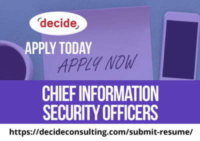 We're hiring Chief Information Security Officers